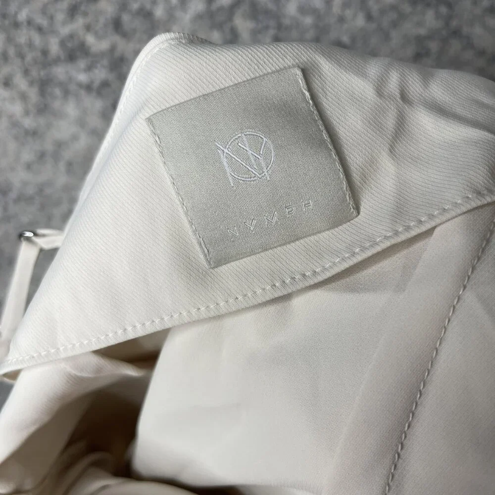 Nymph‎ Dress Womens Small Cream Sleeveless Maxi Cowl Neck Formal Slip Korea 2023 - Picture 12 of 12